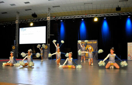 BSV 68 Sebnitz e.V. - Cheerleading - Die Sebnitzer Cheerstars - beim Auftritt auf dem Basta Cheer Cup