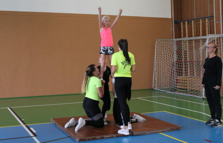 BSV 68 Sebnitz e.V. - Cheerleading - Die Sebnitzer Cheerstars - beim Training