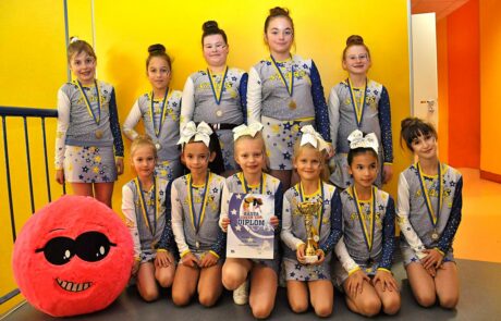 BSV 68 Sebnitz e.V. - Cheerleading - Die Sebnitzer Cheerstars - nach dem Auftritt beim Basta Cheer Cup